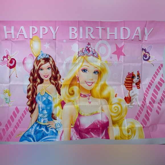 Happy Birthday Princess Backdrop 3x5 Ft - Picture 2 of 2